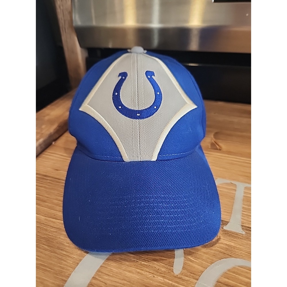 Indianapolis Colts Logo Dad Hat Cap Strapback NFL Pro Line Football Mens Blue